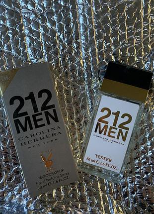 Мужской мини-парфюм carolina herrera 212 men 50мл (370)
