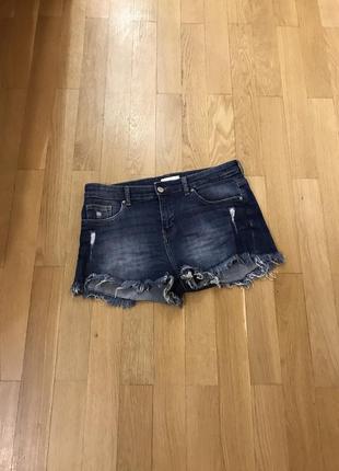 Жіночі джинсові шорти h&m (m; женские джинсовые шорты)