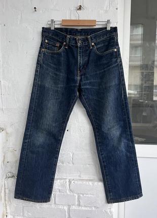 Мужские джинсы levi's 505 ( 29/32 ) с потертостями широкий крой levi strauss