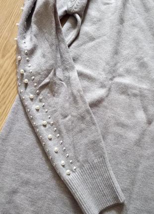 Джемпер с бусинами 3