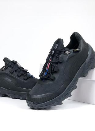 Р. 44, 45, 46 кроссовки salomon speedcross черные термо