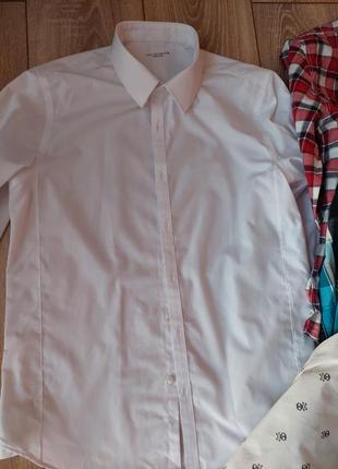 Рубашка на парня 10-12роков белая рубашка2 фото