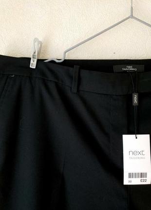 Новые черные укороченные брюки next 20-22 uk2 фото