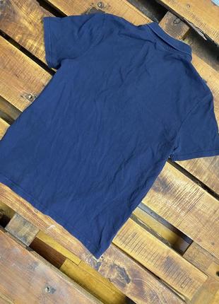 Детская хлопковая футболка (поло) george (джордж 14-15 лет 164-170 см идеал оригинал синяя)2 фото