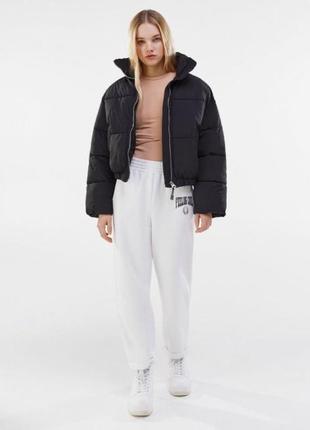 Куртка пуффер bershka оверсайз