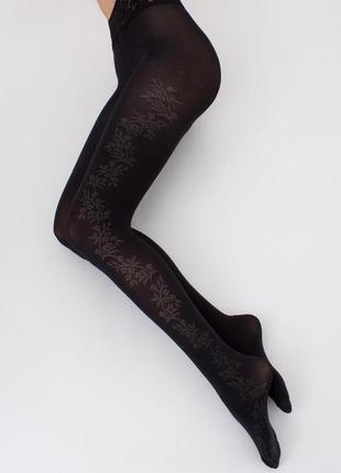 Колготки женские 120 ден колготы с кружевной резинкой на силиконе колготы жэнкие giulia