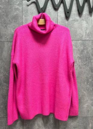 Кофта туника свитер. 4 цаета черный белый розовый синий3 фото