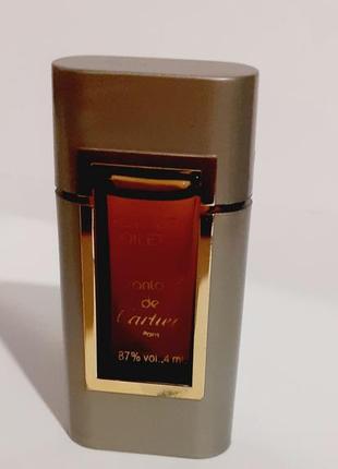 Cartier santos de cartier 4ml туалетная вода винтажная миниатюра