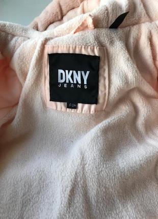 Комбинезон dkny jeans для девочки 6-9 мес. на искусственном меху6 фото
