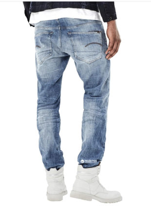 Круті якісні джинси g-star raw 3301 straight light blue jeans