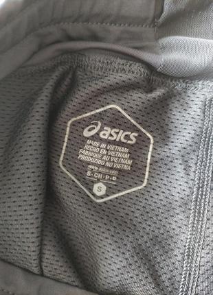 Женские спортивные двойные шорты с тайтсами  asics. pазмер- s.5 фото