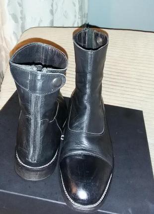 Шкіряні черевики преміального бренду billibe -данія, розмір 39(25 см)
