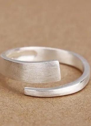 Срібне кільце s925 перстень регульований