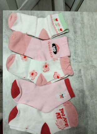 Шкарпетки для дівчинки 34-36 розмір2 фото