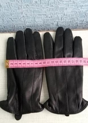 Шикарные кожаные на флисе женские перчатки рукавички10 фото