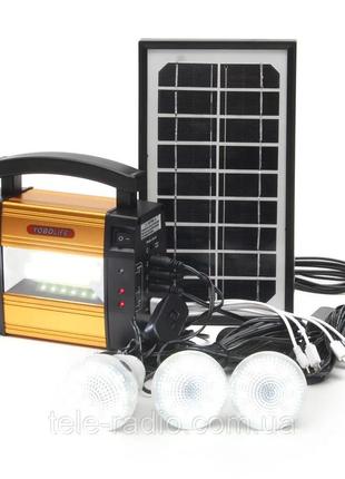 Акумуляторний ліхтар yobolife lm-367, power bank, solar