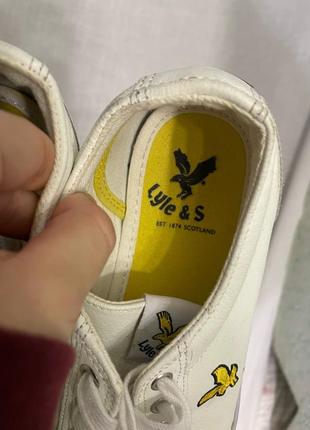 Lyle scott кожаные кеды 4