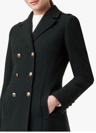 Идеальное шерстяное пальто, английская классика от hobbs, классическое двубортное пальто3 фото