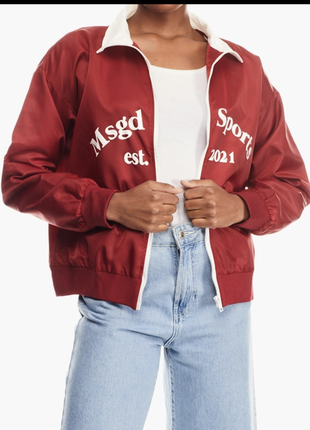 Бордовая ветровка на подкладке от missguided