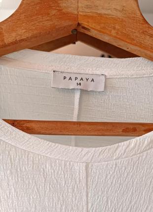 Біла блуза papaya.3 фото