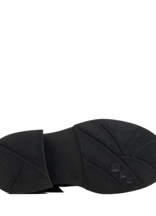 Ботинки - челси женские черные кожаные 460бz8 фото