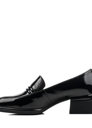 Туфли женские черные лакированые 2125т3 фото