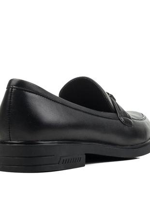Туфли женские черные кожаные 2130т5 фото