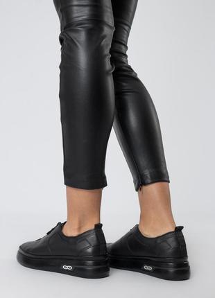 Туфли женские кожаные черные 2292т10 фото