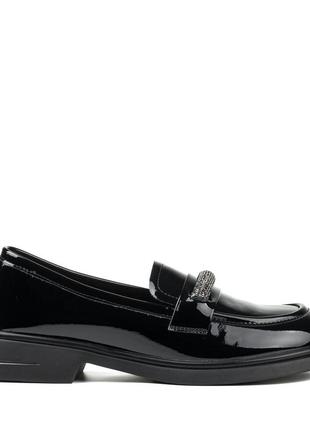 Туфли женские черные лакированные 2338т2 фото
