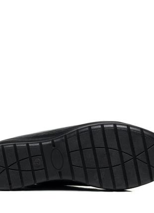 Туфли женские осенние кожаные классические черные 1028тz6 фото
