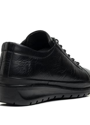 Туфли женские осенние кожаные классические черные 1028тz4 фото