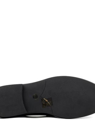 Туфлі-лофери жіночі чорні лаковані 2276т6 фото
