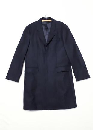 Пальто классическое черное мужское шерстяное из шерсти как новый р 522 фото