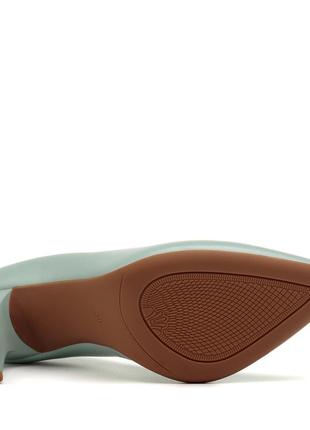 Туфлі човники жіночі шкіряні на шпильці  1875т-с6 фото