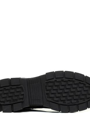 Ботинки мужские черные с коричневым на удобной подошве 33506 фото