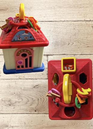 Дитяча іграшка будиночка з тваринами2 фото