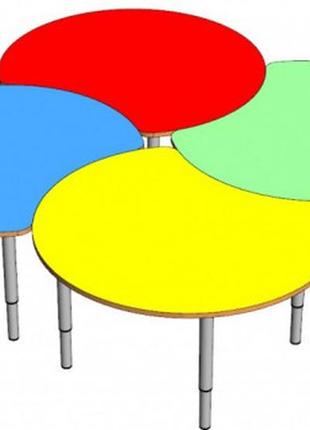 Стол для детского сада "полукруг"