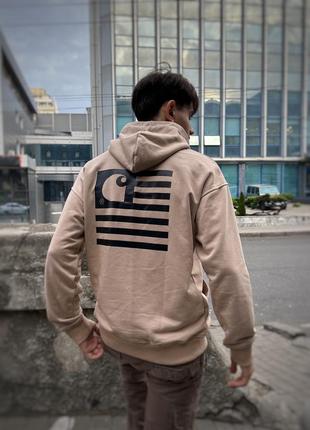 Худи hoodie кархарт carhartt flag hoodie