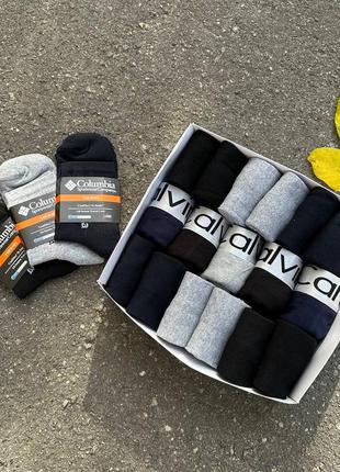 Комплект 5 штук трусів + 12 пар термо шкарпеток в premium box