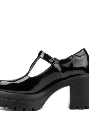 Туфли женские черные лакированые 2283т-а5 фото