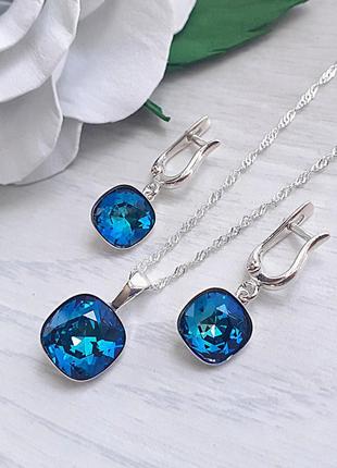 Комплект украшений swarovski