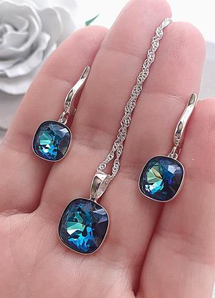 Комплект украшений swarovski4 фото