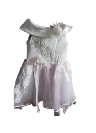 Детское праздничное платье костюм принцессы юбка для девочек розовое белое платье сарафан туника