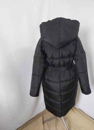 Жіноче зимове пальто (пуховик-халат)6 фото