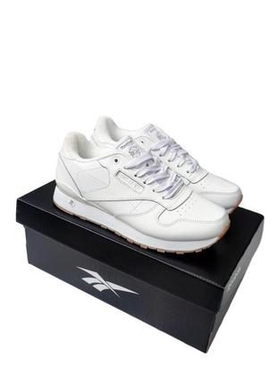 Кроссовки reebok Low classic белые (термо)