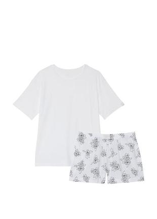 Victoria´s victorias secret виктория сикрет хлопковя пижама cotton short tee-jama set2 фото