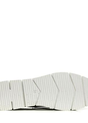 Туфлі літаючі сірі в дірочки шкіряні на низькій танкетці 1000тz-а6 фото