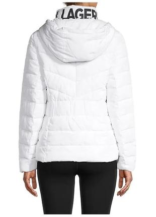 Куртка зимняя karl lagerfeld paris logo puffer jacket lwnmp101 оригинал4 фото