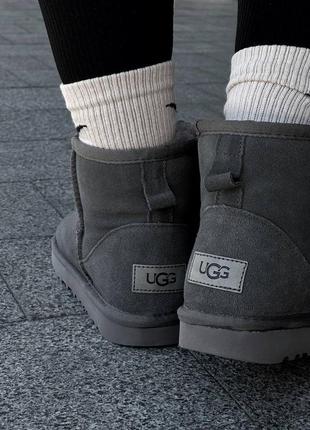 Ugg женские замшевые угги из овчины