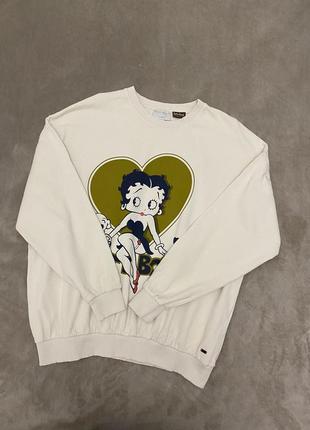 Свитшот от pull &amp; bear betty-boop1 фото